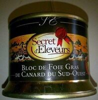 Bloc de foie gras de canard du sud-ouest