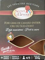 Foie gras de canard entier cru du sud-ouest
