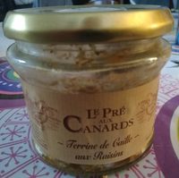 Terrine de cailles aux raisins