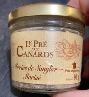 Terrine de sanglier marine