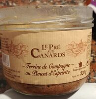 Terrine de campagne au piment d'espelette