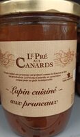 Lapin cuisiné aux pruneaux