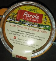 Foie gras de canard entier