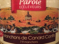 Manchons de canard confits