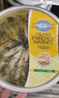 Filet d'anchois marinés à l'ail et persil