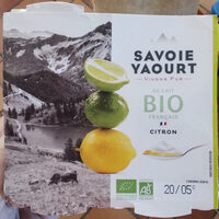 Yaourt sucré citron