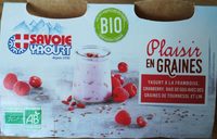 Yaourts plaisir en graines