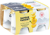 Yaourt aromatisé citron pot carton 4x125g