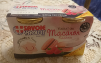 Yaourt au macaron framboise Savoie Yaourt