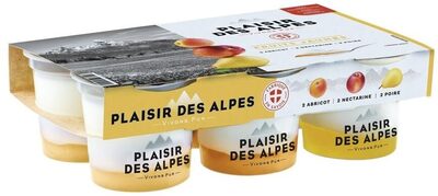 Plaisir des Alpes fruits jaune 6 x 125 g