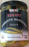 Ederki, Piments basques doux, le bocal de