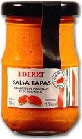 Salsa Tapas Rouge Bocal 100G