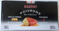 Poivrons del piquillo farcis au fromage de brebis basque