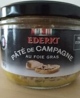 Paté de campagne au foie gras
