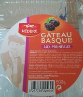 Gateau basque aux pruneaux