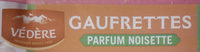 Gaufrettes - Parfum Noisettes