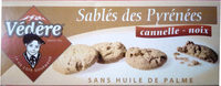 Sablés des Pyrénées cannelle-noix