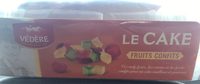 Le cake fruits confits