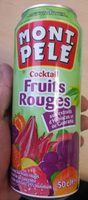 Cocktail fruits rouges aux extraits d'hibiscus et de guarana