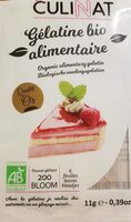 Gélatine bio alimentaire