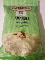 Amandes complètes en poudre