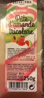 Pâte d'amande tricolore