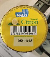 Yaourt au lait entier saveur citron