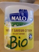Yaourt saveur citron Bio