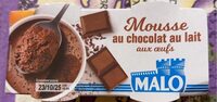 Mousse au chocolat au lait