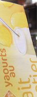 Yaourt au lait entier citron