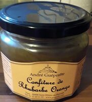 Confiture de rhubarbe orange