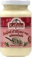 Raifort D'alsace Râpé Rémoulade, Original Et Onctueux, Le Pot De 130g