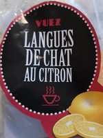 Langues de chat au citron