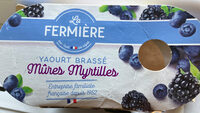 Yaourt bicouche mûre myrtille