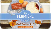 Gâteau de riz sur lit de caramel