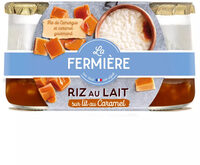 Le Riz au Lait à la vanille sur lit au caramel 2x160g