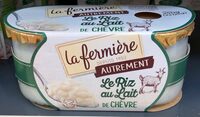 Le riz au lait de chevre