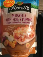Fruits préparés mixés (mirabelle, quetsche, pomme)