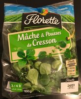 Mâche et pousses de cresson