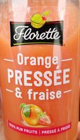 Orange pressé & fraise