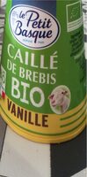 Caillé de brebis Bio vanille