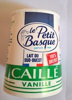Lait de brebis emprésuré sucré à la vanille