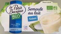 Semoule Lait Nat Bio Petit Basque