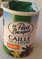 Yaourt caillé chèvre vanille Le Petit Basque