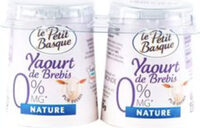 Yaourt de Brebis 0% Nature