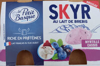 Skyr Myrtille cassis au lait de brebis