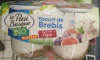 Yaourt de brebis sur lit de figues