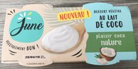 Dessert végétal au lait de coco