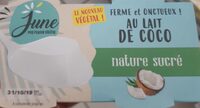 Ferme et onctueux au lait de coco