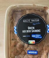 Gratin aux deux saumons